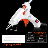 Hot Melt Glue Gun 7mm Glue Stick Industrial Mini Guns Thermo Glue Gun Heat Gun Temperature Tool EU/ Plug 30W 80W 100W