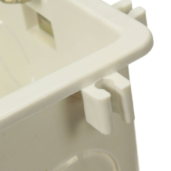 86*86mm Cassette Universal White Wall Mounting Box for Wall Switch and Plastic Enclosure Socket Back Box Outlet 86mm