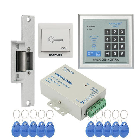 Special Offer Access Control Kit Electric Strike Lock + Password Keypad RFID Reader Counter Strike
