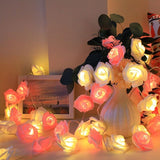 Roses Flower Fairy LED Decorative Lights Battery Powered String Light