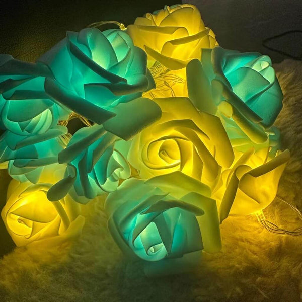 Roses Flower Fairy LED Decorative Lights Battery Powered String Light