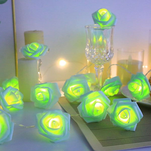 Roses Flower Fairy LED Decorative Lights Battery Powered String Light