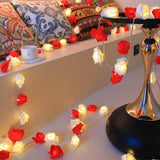 Roses Flower Fairy LED Decorative Lights Battery Powered String Light