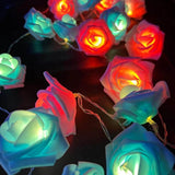 Roses Flower Fairy LED Decorative Lights Battery Powered String Light
