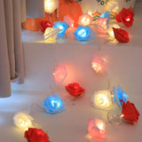 Roses Flower Fairy LED Decorative Lights Battery Powered String Light