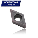 10Pcs DCMT070204 VP15TF Internal Turning Tools Carbide inserts Cutting Tool CNC Tools Lathe tools Lathe Cutter