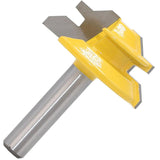 1Pc 45 Degree Lock Miter Router Bit 8*1-1/2 Inch Shank Woodworking Tenon Milling Cutter Tool Drilling Milling For Wood Carbide