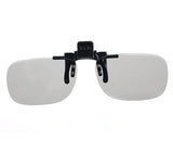 1X Clip On 3D Glasses Circular Polarized Eye Lens Home TV Cinema Movie Film Imax