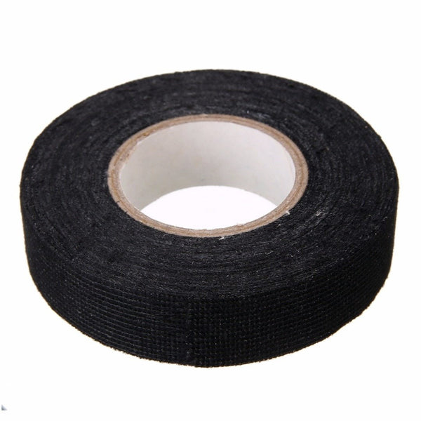 1pc Wiring Harness Tape Strong Adhesive Cloth Fabric Tape For Looms Cars 19mm x 15M