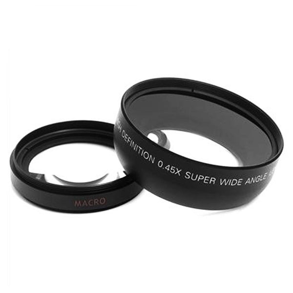 1 PC Professional 52MM 0.45x Wide Angle Macro Lens for Nikon D3200 D3100 D5200 D5100 Black Super Wide Angle