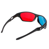 1PC 3D Glasses Universal White Frame Red Blue Anaglyph 3D Glasses For Movie Game DVD Video TV