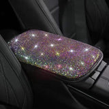 Bling Colorful Crystal Luxury Steering Wheel Cover Tissue Box Car Seat Belt Cover Pad Car Interior Accessories