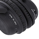 High Resolution  Foldable Wireless Bluetooth V4.0 HiFi Stereo Headphones BH519-Black