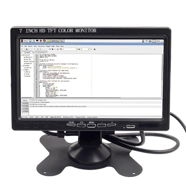 Mini Computer & TV Display CCTV Security Surveillance Screen 7"  HD LCD Monitors with HDMI / VGA / Video / Audio