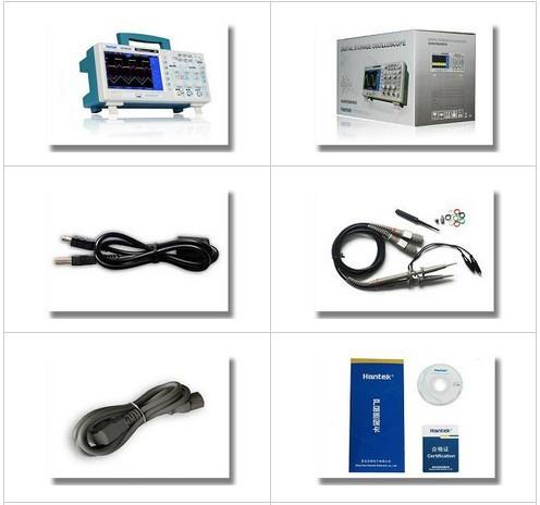 Portable Digital Oscilloscope 100MHz 2Channels 1GSa/s Record Length 40K USB LCD Handheld Osciloscopio-Hantek DSO5102P