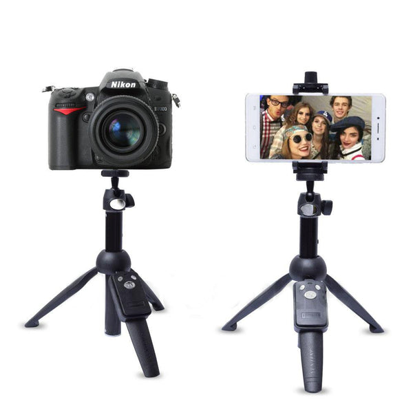 Extendable Tripod Monopod Phone Camera Stick Selfie Stick with Bluetooth Remote Shutter