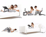 Ergonomic Foldable Laptop Stand Portable Laptop Mesa Notebook Table With USB Fan and Mouse Pad