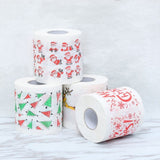 Xmas Decor Tissue Santa Claus Bath Toilet Roll