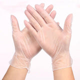 100PCS Transparent Disposable Gloves