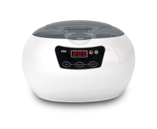 600ml Ultrasonic Cleaner Bath Timer for Jewelry Manicure Stones Cutters Dental Razor Parts