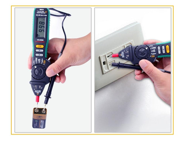 Pen type Digital Multimeter Multimetro DC AC Voltage Current Tester Diode Continuity Logic Non-contact Voltage-MS8212A