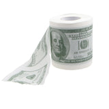 1Pc Funny One Hundred Dollar Bill Toilet Roll Paper Money Roll $100 Novel Gift