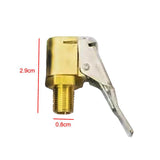 1PC Car Auto Brass 8mm Tyre Wheel Tire Air Chuck Inflator Pump Valve Clip Clamp Connector Adapter