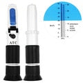 Portable Hand Held 0-80% Alcoholometer Alcohol Refractometer Liquor Alcohol Content Tester with ATC
