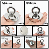 D60mm strong powerful round neodymium Magnet hook