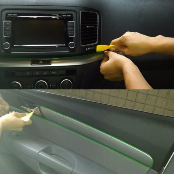 5M 10 Colors Car Styling DIY EL Cold Line Flexible Interior Decoration  Strips Light