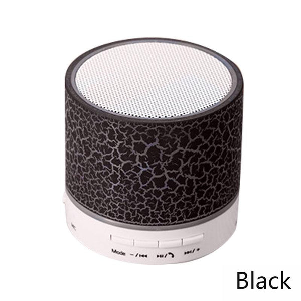 Mini LED Bluetooth Speaker Wireless Smart LED Bluetooth Music Speaker-Crackle Design