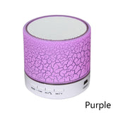 Mini LED Bluetooth Speaker Wireless Smart LED Bluetooth Music Speaker-Crackle Design