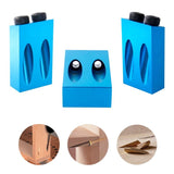 Pocket Hole Jig Kit 6/8/10mm Drive Adapter For Woodworking Angle Drilling Holes Guide Wood Tools