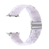 Stylish Resin Watchband Buckle Watch Strap for Apple Watch 44mm 40mm 42mm 38mm iwatch Series 5 4 3 2 1