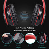 LED Bluetooth Headphone  Music Headset support Hifi TF Card with Mic for Mobile Phones PC Laptop