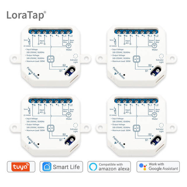 Smart Life WiFi Curtain Switch Module for Roller Shutter Blind Motor Smart Home Google Home Amazon Alexa Voice Control V2