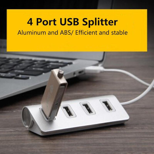 Portable OTG HUB USB Splitter  High Speed USB 2.0 Hub USB Port USB HUB 4 Port For Macbook Air Laptop PC Tablet