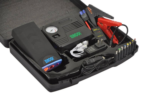 XINCOL X6 jump starter battery pack kit with air compressor