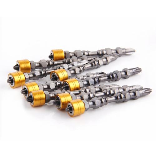 Magnetic Bit Set 65mm Phillips Electronic Screwdriver Bits Double Head For Drywall Screws