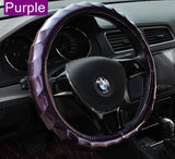 Multicolor Sparkly Steering Wheel Cover For Women-A18