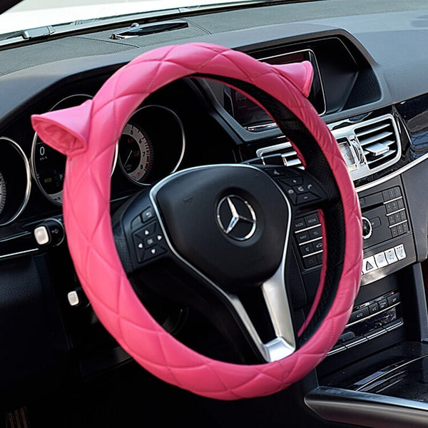 Louis Vuitton LV Symbol Steering Wheel Cover Fashion Car Accessories Custom  For Fans 