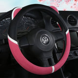 Cute Cartoon Ear Auto Car Steering Wheel Cover For Women Girls
