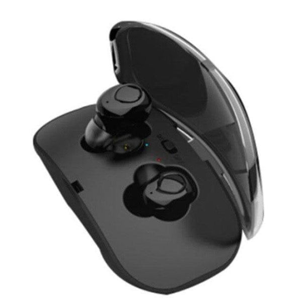 Magnet Metal Sports Bluetooth 4.2 Earphone Headphone Headset With Mic-X18-Black
