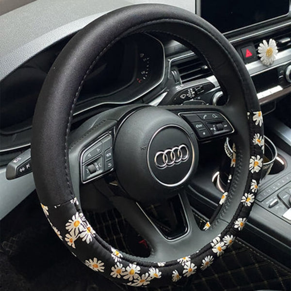 Fashionable Daisy Steering Wheel Covers For Women-A97