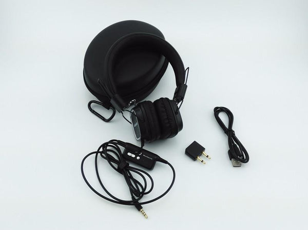 IQ4 Active Noise Cancelling HiFi Headphones With Mic-Black