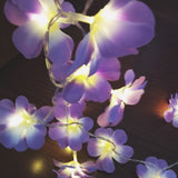 White Violet LED Decoration String Lights For Home