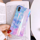 Gradient Polar Lights Cases For iphone 11 11Pro Max XR XS Max iphone 6 6s 7 8 Plus X XS IMD Cover