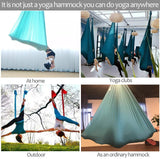 5*2.8M Antigravity Aerial Silks Yoga Hommock Set
