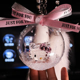 Crystal Cat Ball Hanging Ornament Car Rear View Mirror Charms
