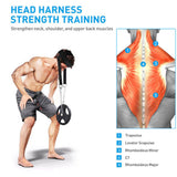 Head Neck Training Head Harness Body Strengh Exercise Strap Adjustable Neck Power Training